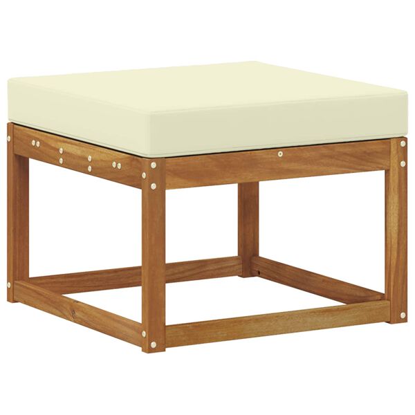 vidaXL Outdoor-Fu&szlig;hocker Massivholz Akazie Natur