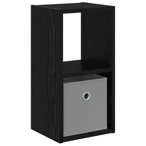 vidaXL Nachttisch Schwarz Eichen-Optik 25,5 x 22 x 49,5 cm