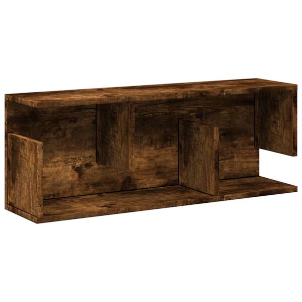 vidaXL Wandschrank 80x20x30 cm R&auml;uchereiche Holzwerkstoff