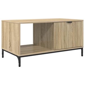 vidaXL Couchtisch Sonoma-Eiche 90 x 49 x 46 cm Holzwerkstoff