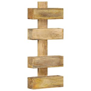 vidaXL Wand-Zeitschriftenst&auml;nder 30 x 11 x 72 cm Massivholz Mango