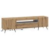 vidaXL LED-TV-Schrank Artisan-Eiche Holzwerkstoff