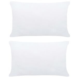 vidaXL Kissenf&uuml;llung 2 Stk. 60 x 40 cm Wei&szlig;