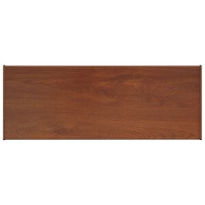 vidaXL Fensterbank Braunes Holz 60 x 30 x 4,5 cm PVC