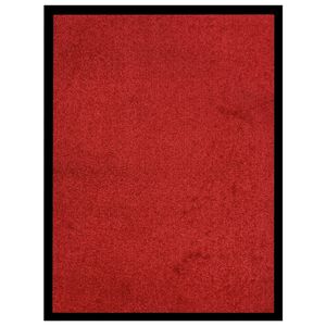 vidaXL Fu&szlig;matte Rot 40x60 cm