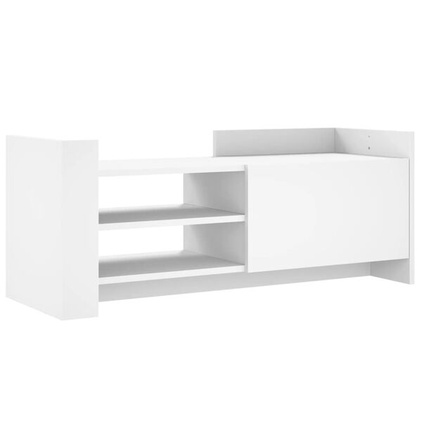 vidaXL TV-Schrank Wei&szlig; 100x35x40 cm Holzwerkstoff