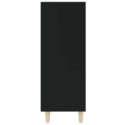 vidaXL Sideboard Schwarz 69,5x32,5x90 cm Holzwerkstoff