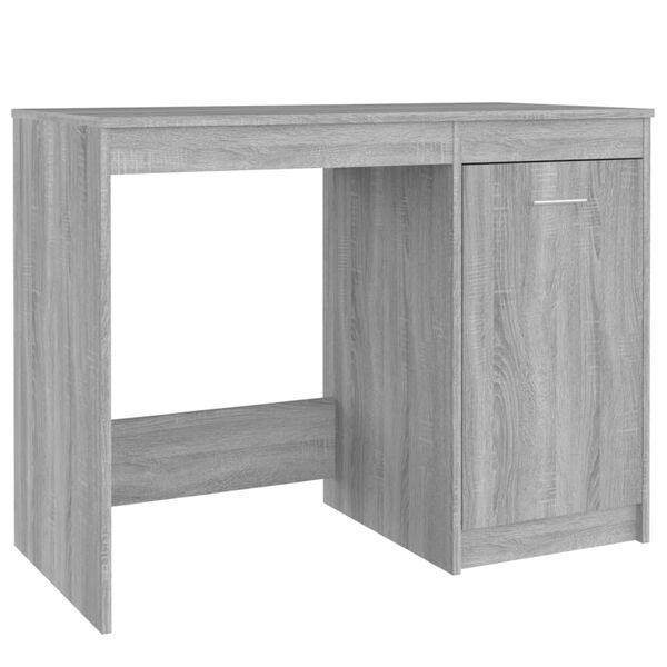 vidaXL Schreibtisch Grau Sonoma 100x50x76 cm Holzwerkstoff