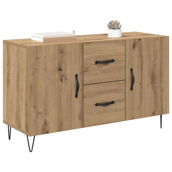 vidaXL Sideboard Artisan-Eiche 100 x 36 x 60 cm Holzwerkstoff