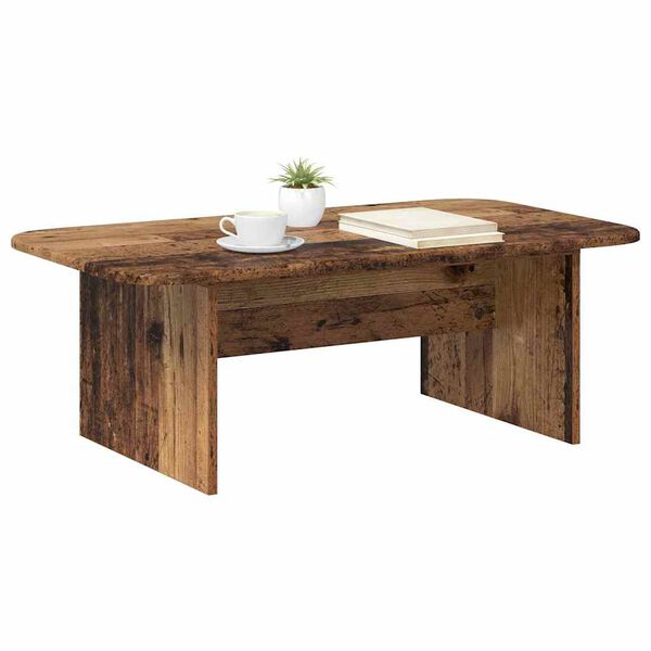 vidaXL Couchtisch Altholz 93 x 53 x 33 cm Holzwerkstoff