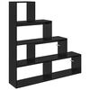 vidaXL Raumteiler B&uuml;cherregal 143,5 x 29 x 143,5 cm Holzwerkstoff