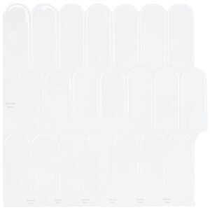 vidaXL Federfliese 20 Stk. Wei&szlig; 30 x 30 cm Polyurethan und PET