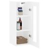vidaXL Wandschrank Wei&szlig; 34,5x34x90 cm