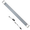 vidaXL Aquarium-Beleuchtung LED 120-130 cm Aluminium IP67