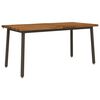 vidaXL Live Edge Esstisch 160 x 90 x 75 cm Massivholz Akazie Natur