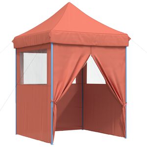 vidaXL Partyzelt 200 x 200 x 306 cm Terrakotta Oxford-Stoff