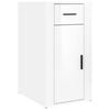 vidaXL B&uuml;roschrank Hochglanz-Wei&szlig; 40x49x75 cm Holzwerkstoff