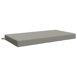 vidaXL Sitzkissen SOEST 100 % Polyester Grau 120 x 80 x 10 cm