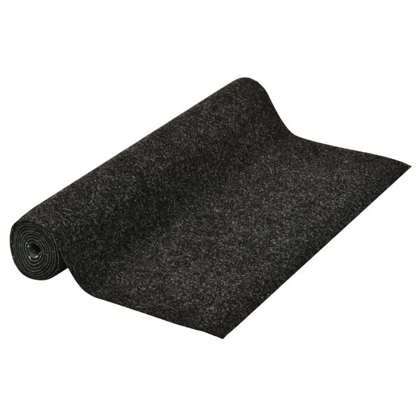 vidaXL Kunstrasen mit Noppen 10x1,33 m Anthrazit