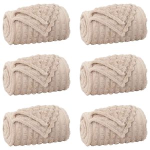 vidaXL Wohndecken 6 stk. Beige 200 x 150 cm 4.5 kg Fleece