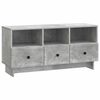 vidaXL TV-Schr&auml;nk Betongrau 102 x 34,5 x 50 cm Holzwerkstoff