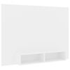vidaXL TV-Wandschrank Wei&szlig; 135x23,5x90 cm Holzwerkstoff