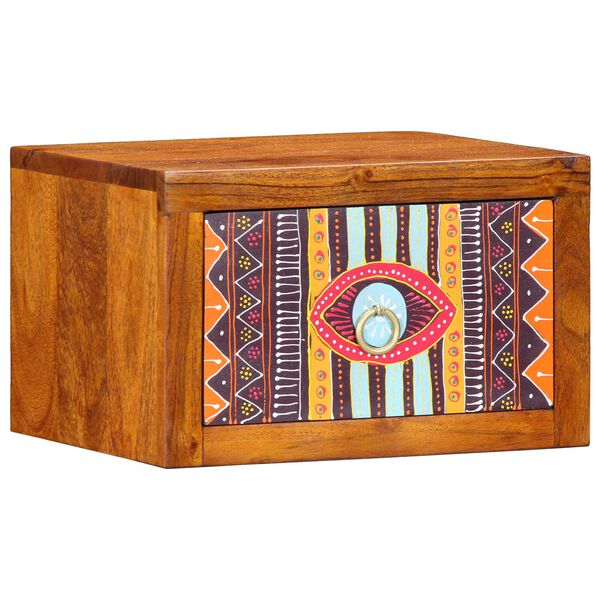 vidaXL Nachttisch mit Schubladen 2 pcs Braun 35 x 30 x 22 cm