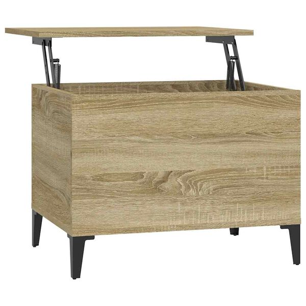 vidaXL Couchtisch Sonoma-Eiche 60x44,5x45 cm Holzwerkstoff