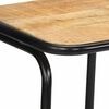 vidaXL Barhocker 2 Stk. 46x35,5x80 cm Raues Mango Massivholz