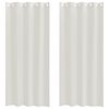 vidaXL Voile-Vorhang 2 stk. Creme 245 x 140 cm Polyester