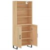 vidaXL Highboard Sonoma-Eiche 69,5x34x180 cm Holzwerkstoff
