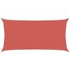 vidaXL Sonnensegel Terrakotta 2 x 6 m HDPE