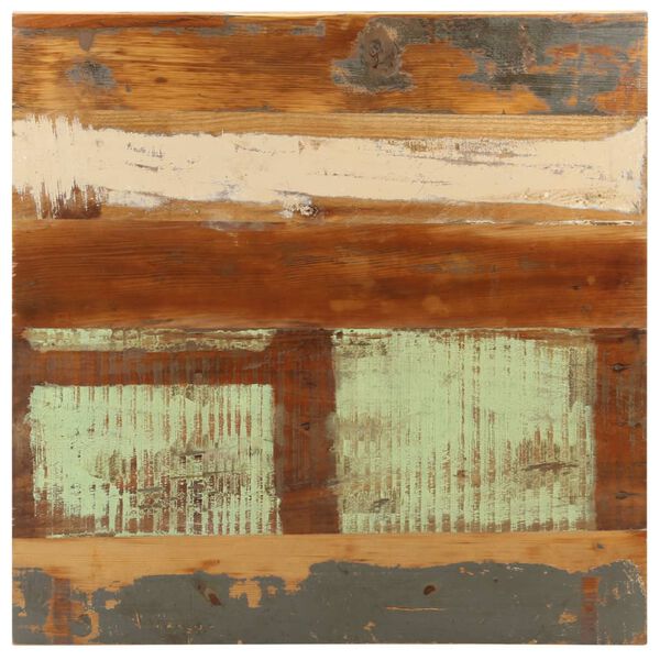 vidaXL Bistrotisch Quadratisch 50x50x75 cm Altholz Massiv