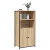 vidaXL Highboard Sonoma-Eiche 62x36x121,5 cm Holzwerkstoff