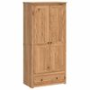 vidaXL Kleiderschrank PANAMA Honig 88,5 x 50 x 185 cm