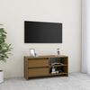 vidaXL TV-Schrank Honigbraun 80x31x39 cm Massivholz Kiefer