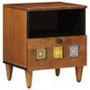 vidaXL Nachttisch Braun 40 x 33 x 46 cm Massivholz Mango