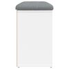 vidaXL Schuhbank Weiß 82 x 32 x 50 cm Holzwerkstoff