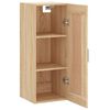 vidaXL Wandschrank Sonoma-Eiche 34,5x34x90 cm Holzwerkstoff