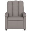 vidaXL Massagesessel Elektrisch Taupe Stoff