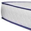 vidaXL Bett mit Memory-Schaum-Matratze Hellgrau Stoff 160&times;200 cm