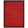 vidaXL Fu&szlig;matte Rot 60x80 cm