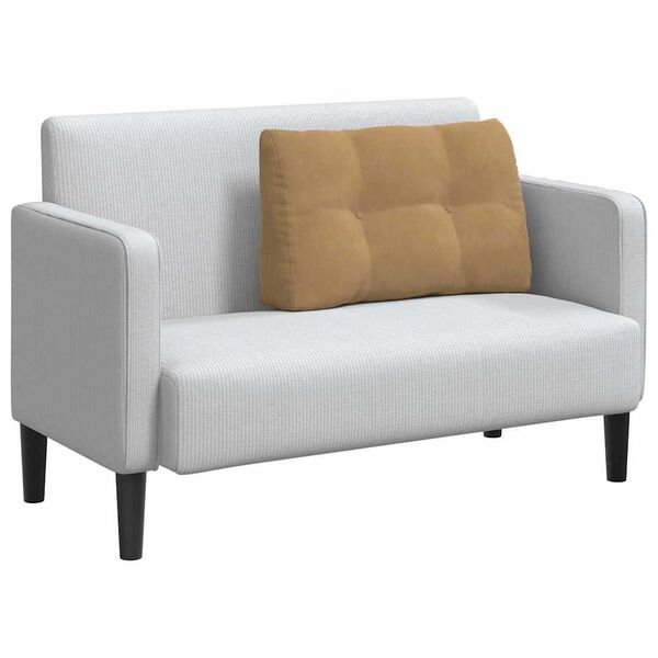 vidaXL R&uuml;ckenkissen Braun 80 x 24 x 50 cm Samt