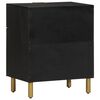 vidaXL Nachttisch Schwarz 50x33x60 cm Holzwerkstoff