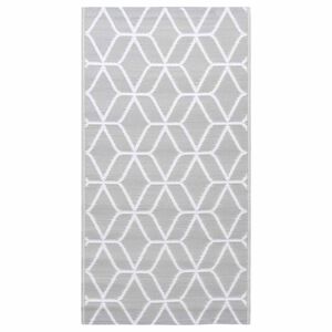 vidaXL Outdoor-Teppich ARAKIL Grau 190x290 cm PP