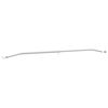 vidaXL Flachplanenb&uuml;gel f&uuml;r Anh&auml;nger Silber 102-155 cm Aluminium