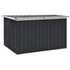 vidaXL Gartenbox Anthrazit 149x99x93 cm