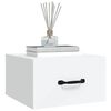 vidaXL Wand-Nachttische 2 Stk. Weiß 35x35x20 cm