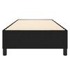 vidaXL Boxspringbettgestell Schwarz 90x190 cm Stoff