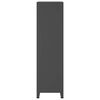 vidaXL Industrial Kleiderschrank Anthrazit 90x50x180 cm Metall